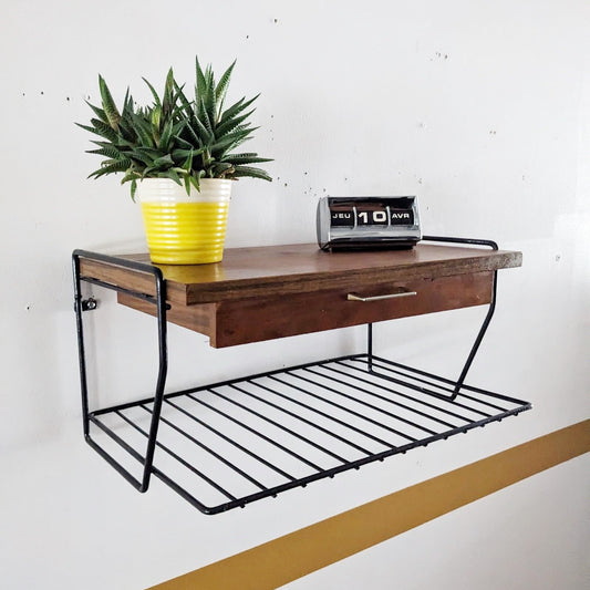 Étagère string / Chevet suspendu vintage