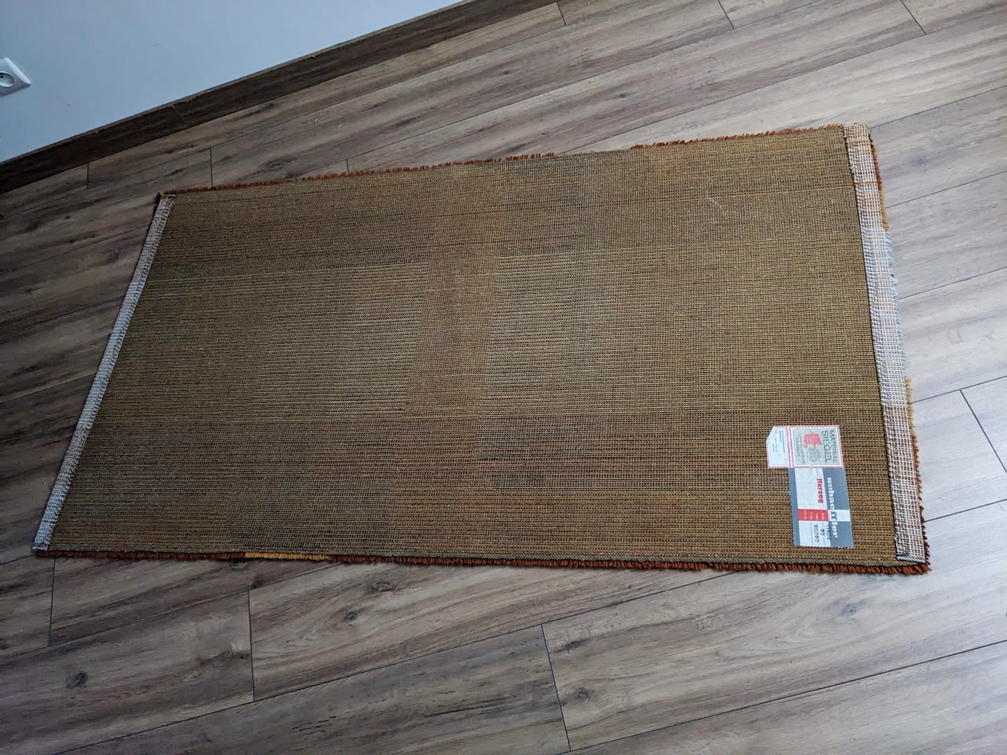 Tapis orange vintage des années 70