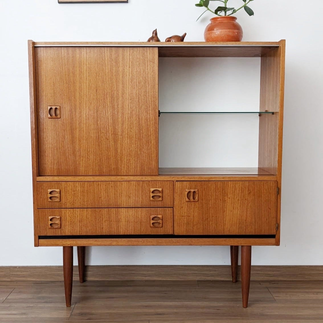 Meuble vitrine scandinave 60's