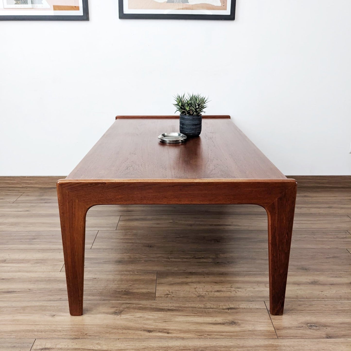 Table basse rectangulaire Arne Wahl Iversen 60's