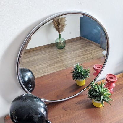 Miroir rond Space Âge