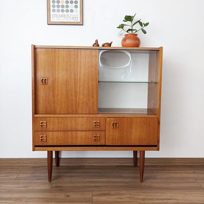 Meuble vitrine scandinave 60's