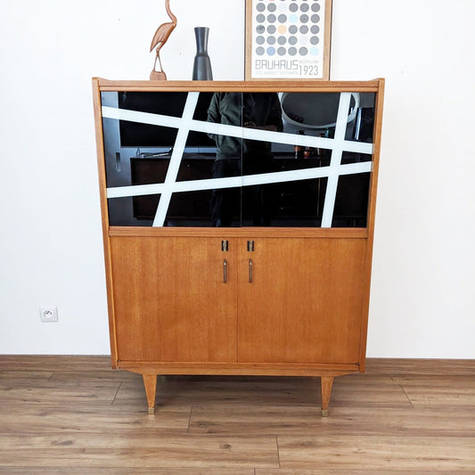 Meuble vitrine mid-century