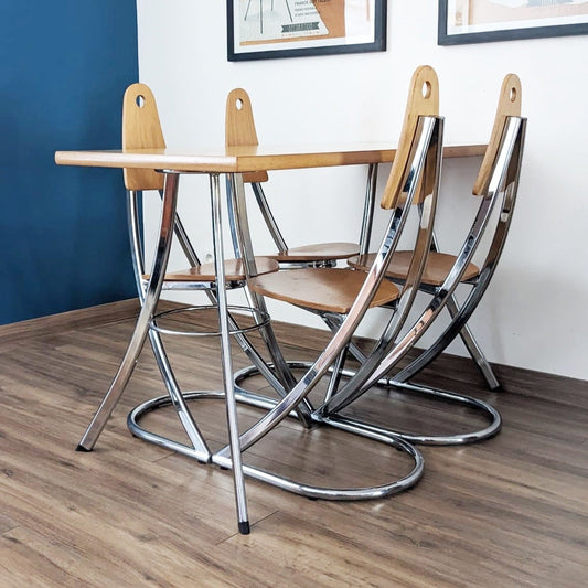 Ensemble table et 4 chaises MIRIMA collection Aria