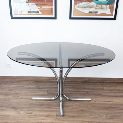 Table ovale de salle à manger Space Age