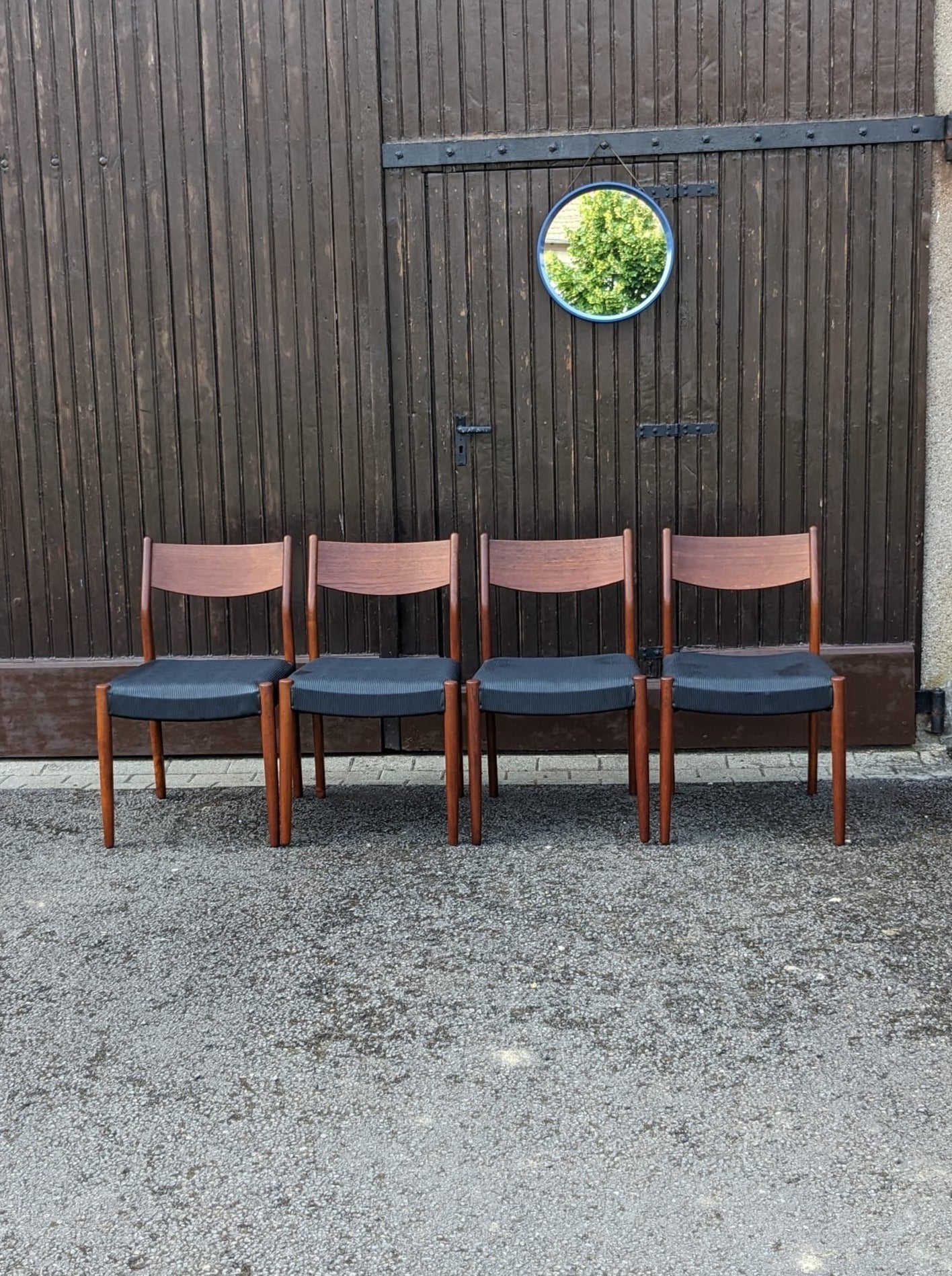 4 Chaises Cees Braakman des années 60