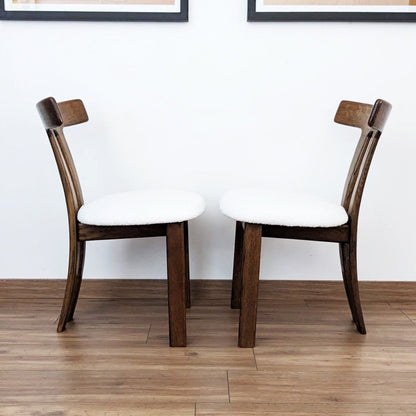 6 chaises T design scandinave