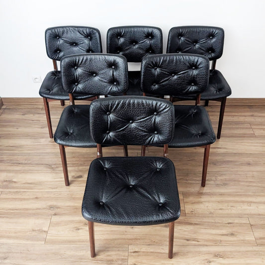 6 chaises des années 70