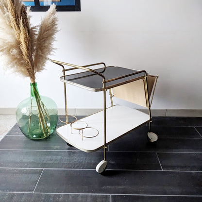 Desserte avec porte revues des années 60