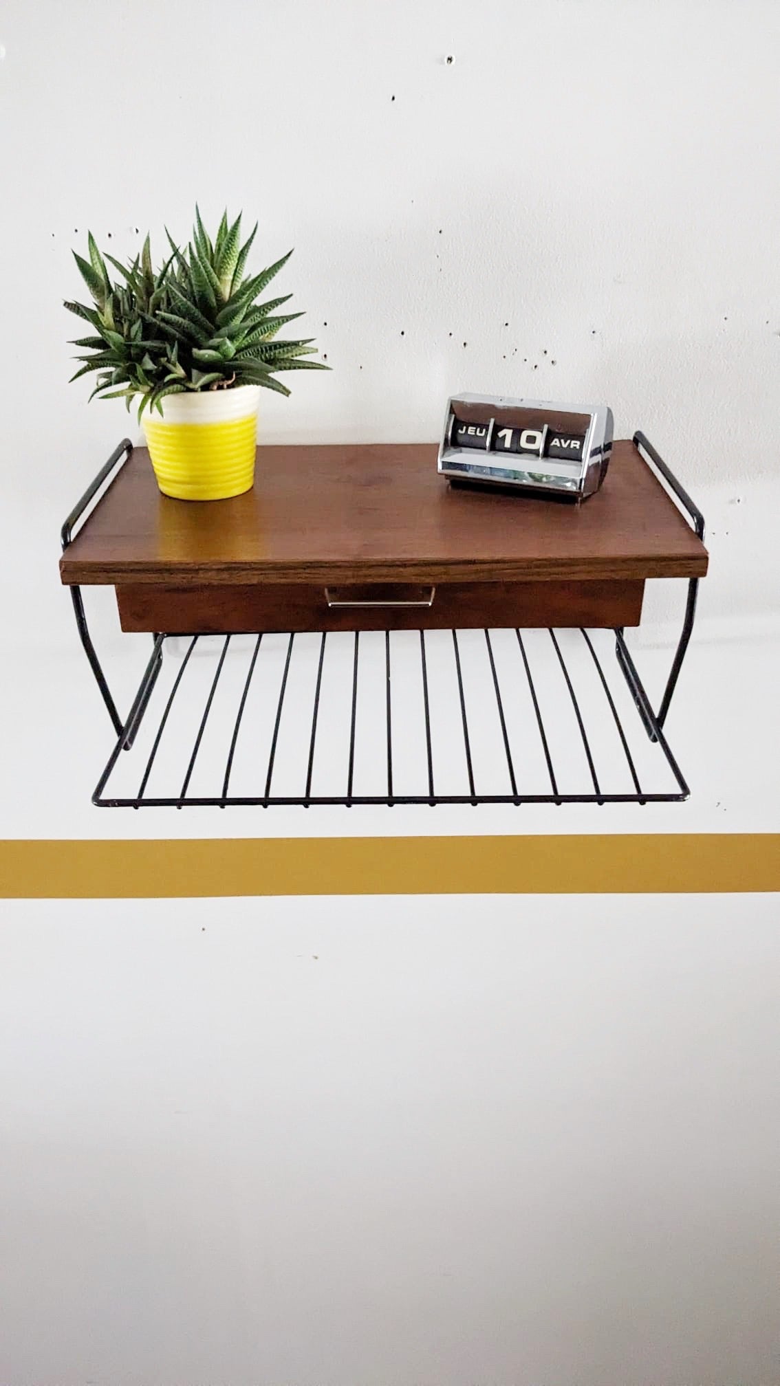 Étagère string / Chevet suspendu vintage