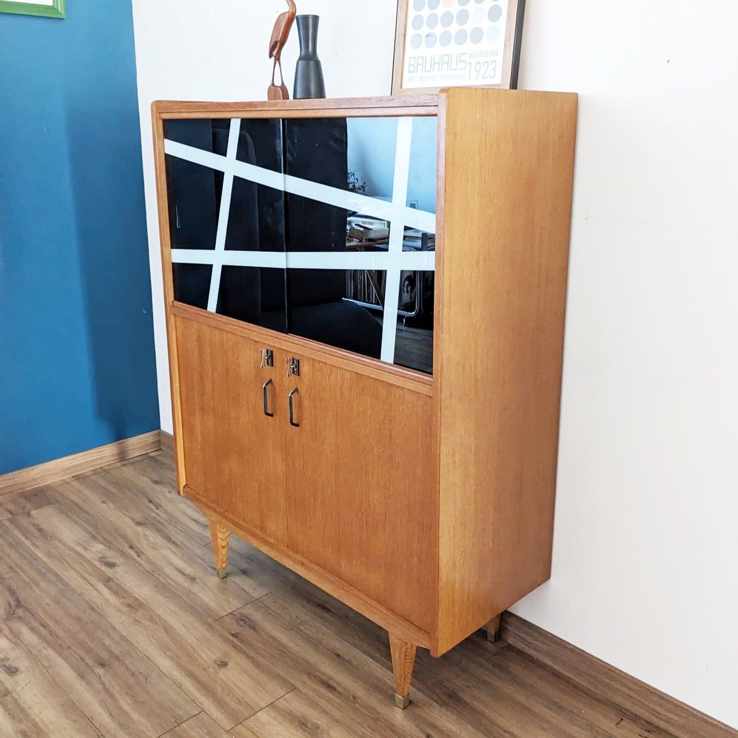 Meuble vitrine mid-century
