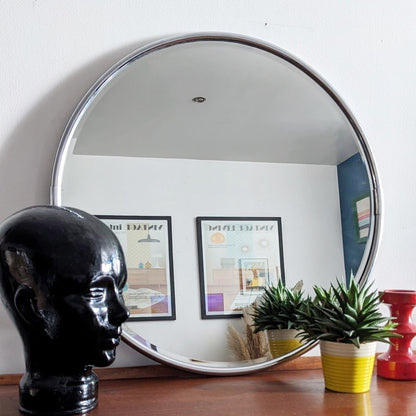 Miroir rond Space Âge