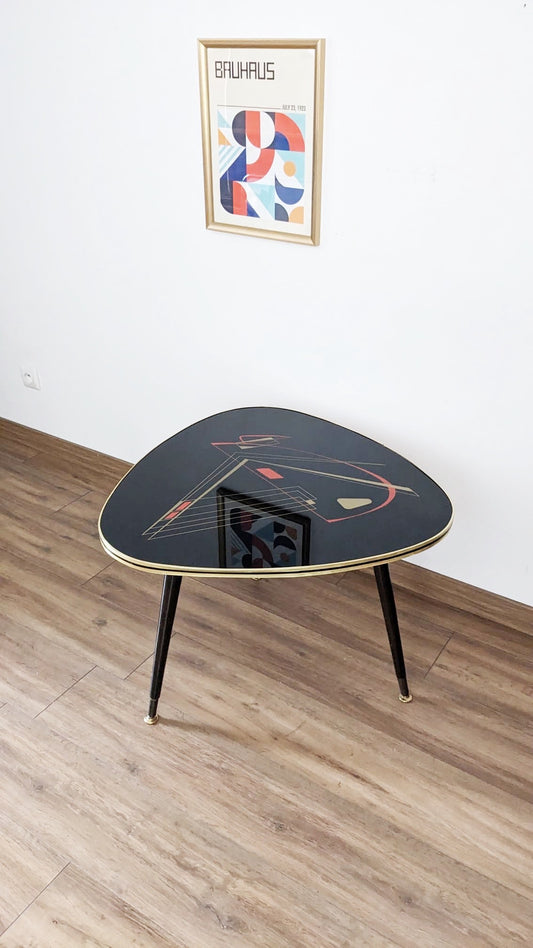 Table basse tripode vintage