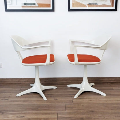 Table et chaises Space Age par Konrad Schäfer pour Lübke 1969