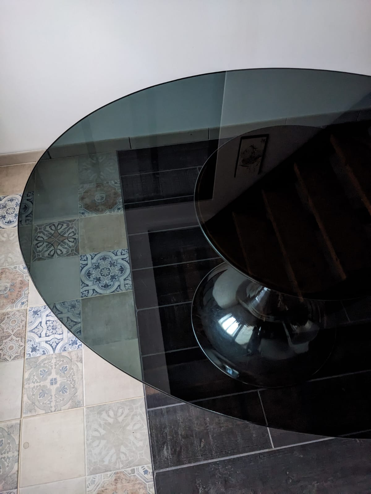 Table Space Age ovale