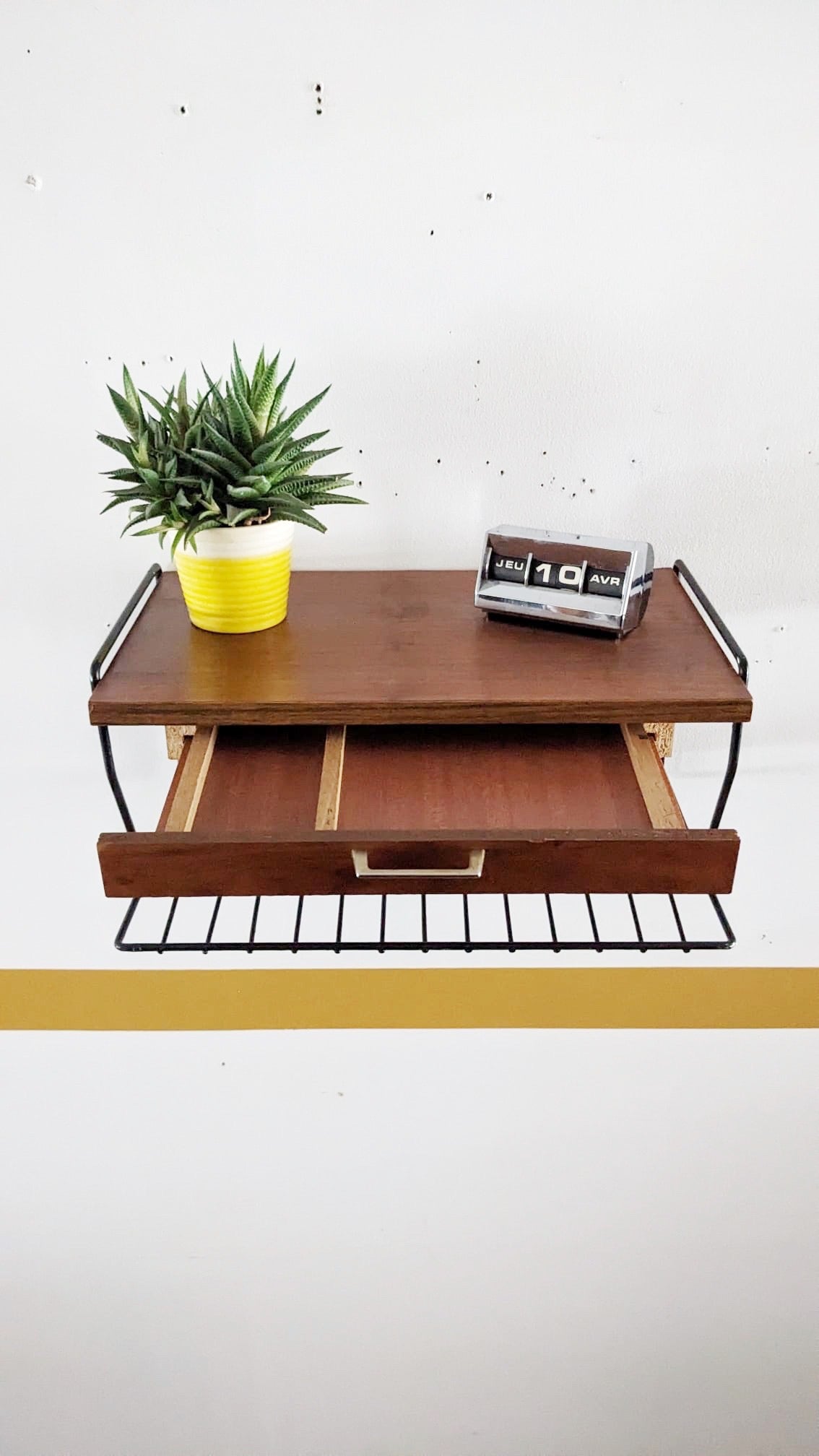 Étagère string / Chevet suspendu vintage