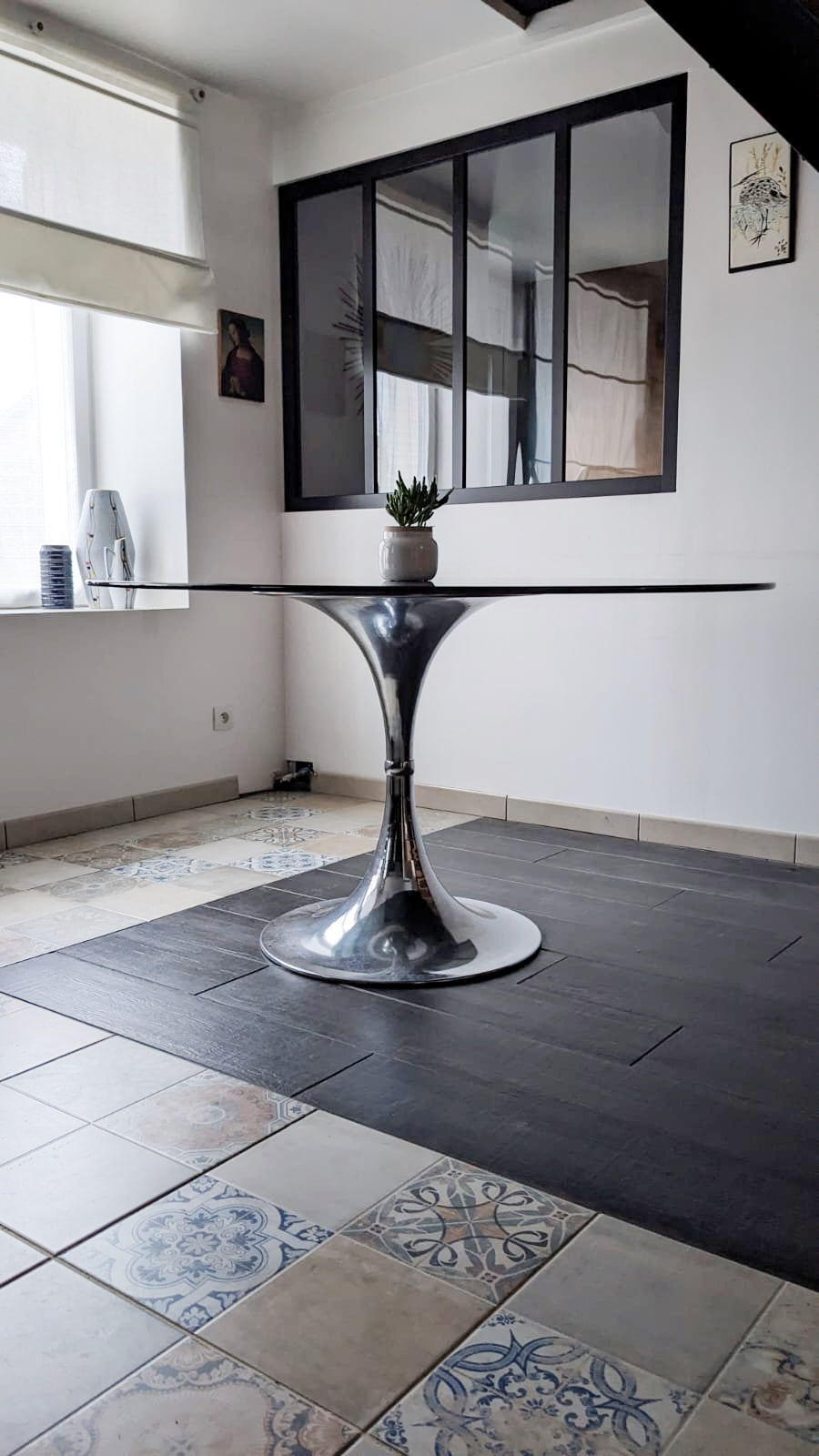 Table Space Age ovale