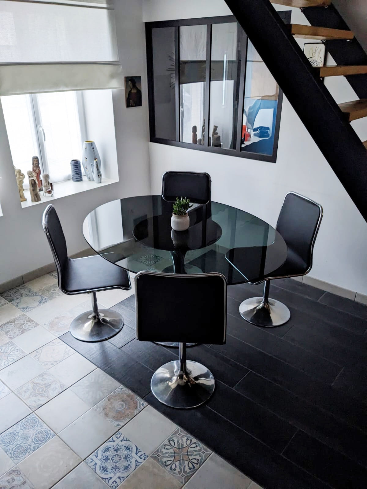 Table Space Age ovale