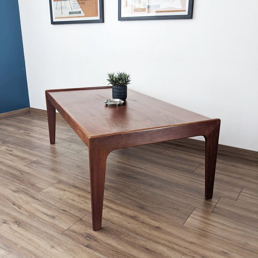 Table basse rectangulaire Arne Wahl Iversen 60's