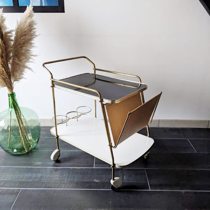 Desserte avec porte revues des années 60