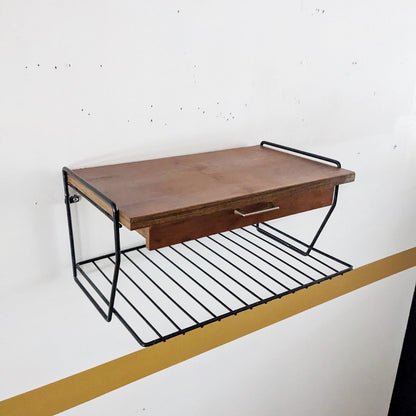 Étagère string / Chevet suspendu vintage