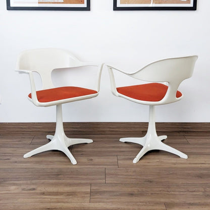 Table et chaises Space Age par Konrad Schäfer pour Lübke 1969