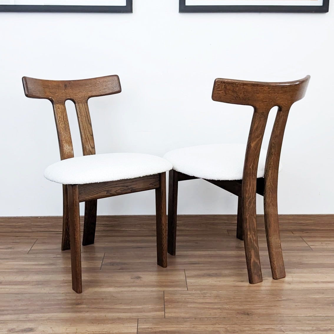 6 chaises T design scandinave
