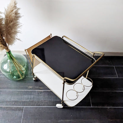 Desserte avec porte revues des années 60