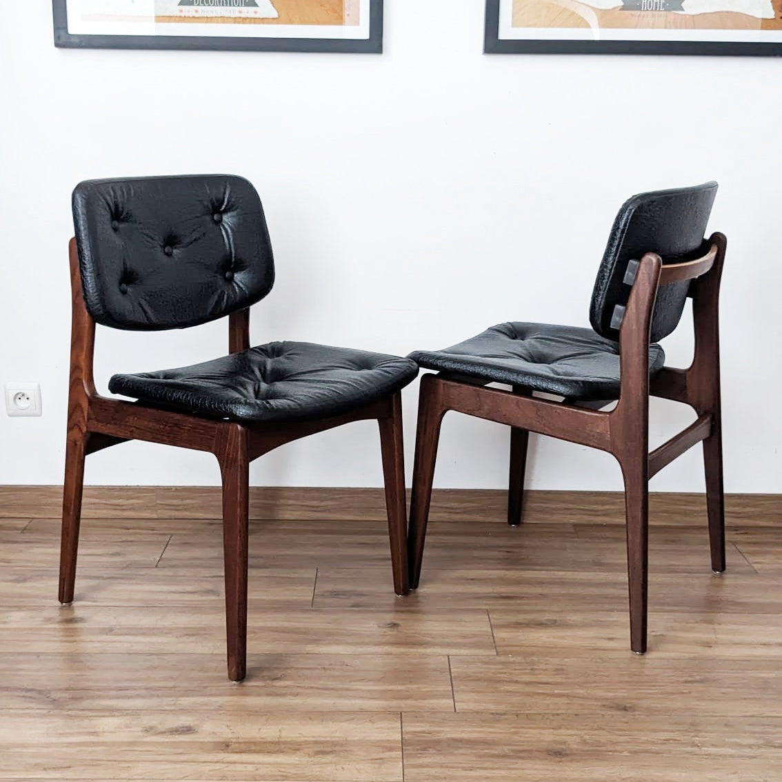 6 chaises des années 70