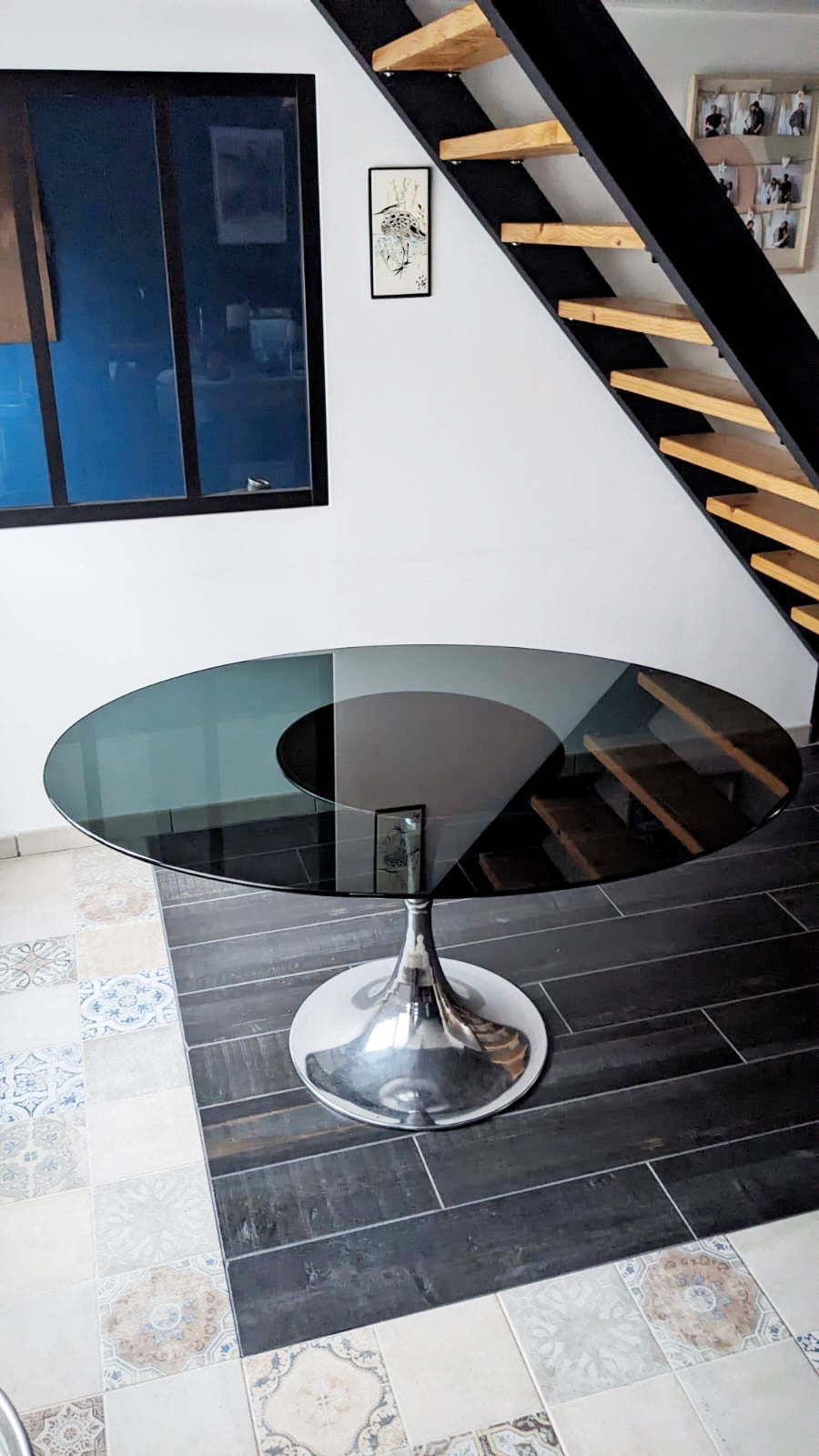 Table Space Age ovale