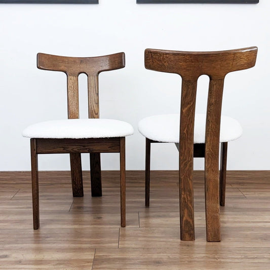 6 chaises T design scandinave