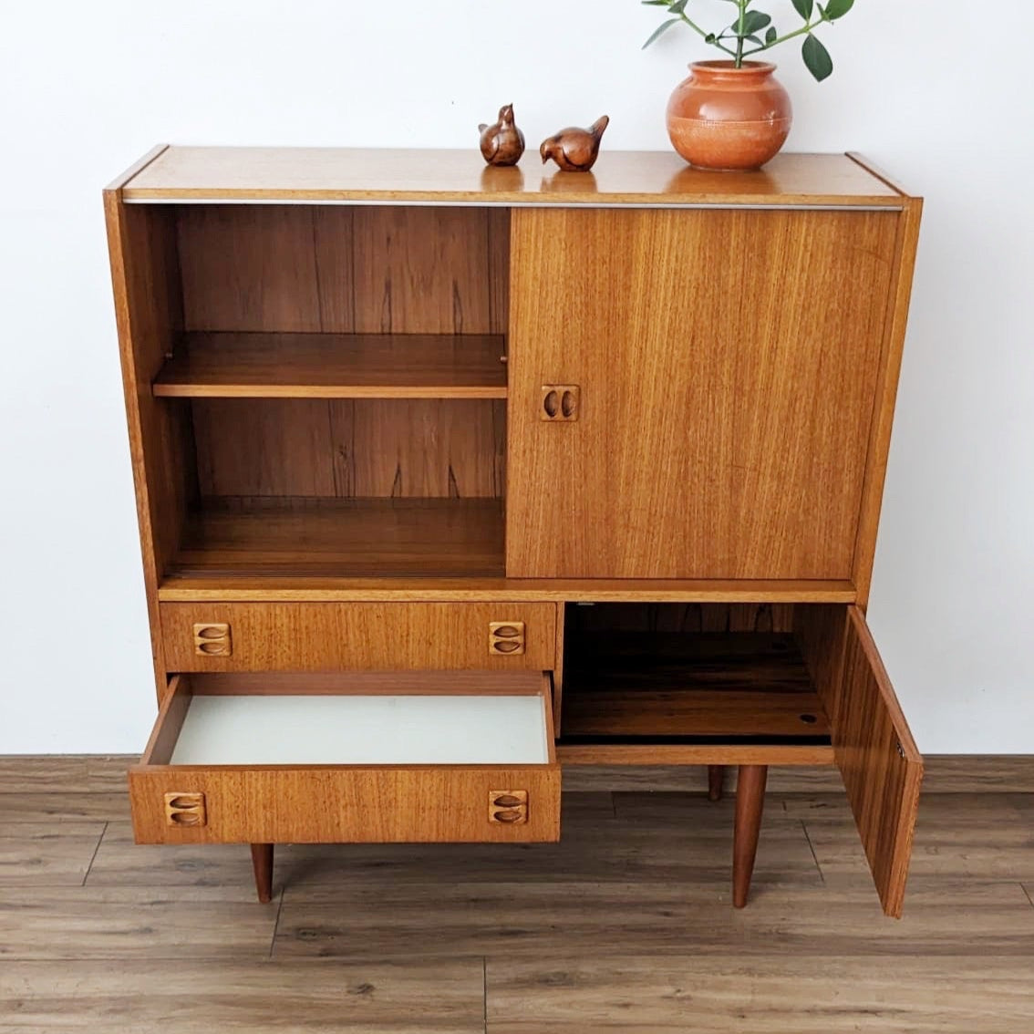 Meuble vitrine scandinave 60's