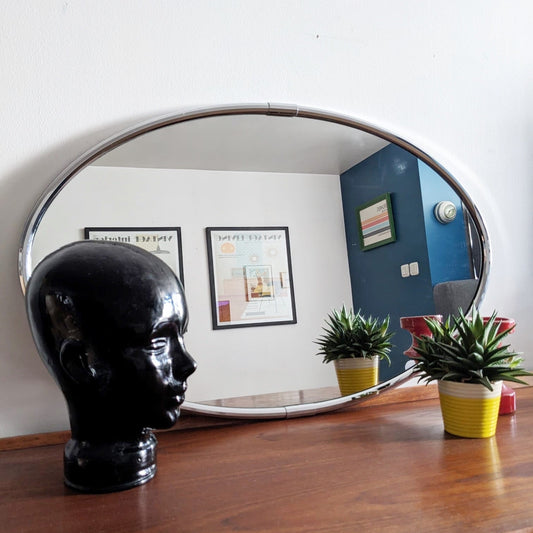 Miroir ovale Space Âge
