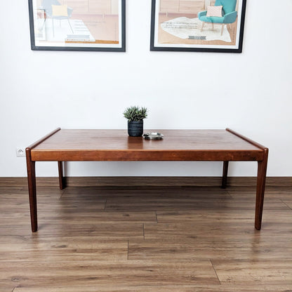 Table basse rectangulaire Arne Wahl Iversen 60's