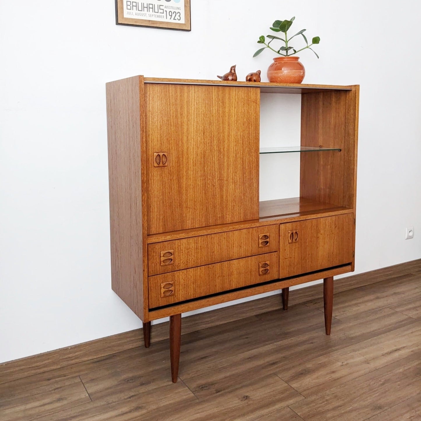 Meuble vitrine scandinave 60's