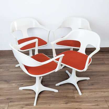 Table et chaises Space Age par Konrad Schäfer pour Lübke 1969