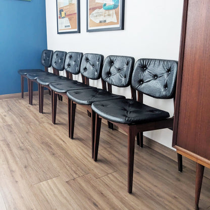 6 chaises des années 70