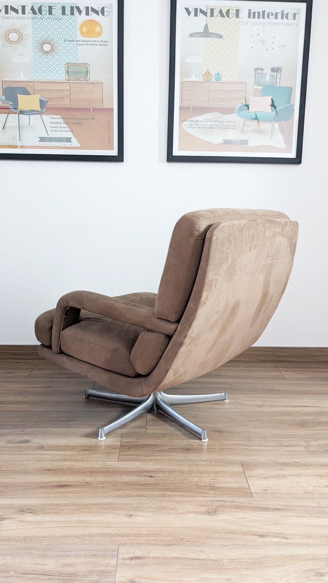 Fauteuil vintage modèle "Don" Walter Knoll & Bernd Münzebrock