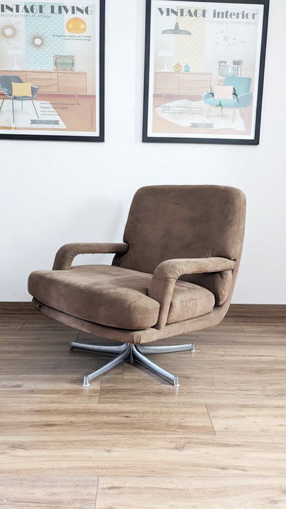 Fauteuil vintage modèle "Don" Walter Knoll & Bernd Münzebrock