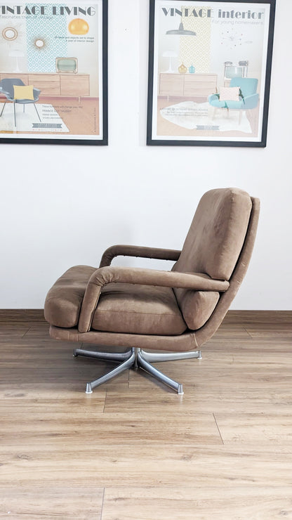 Fauteuil vintage modèle "Don" Walter Knoll & Bernd Münzebrock