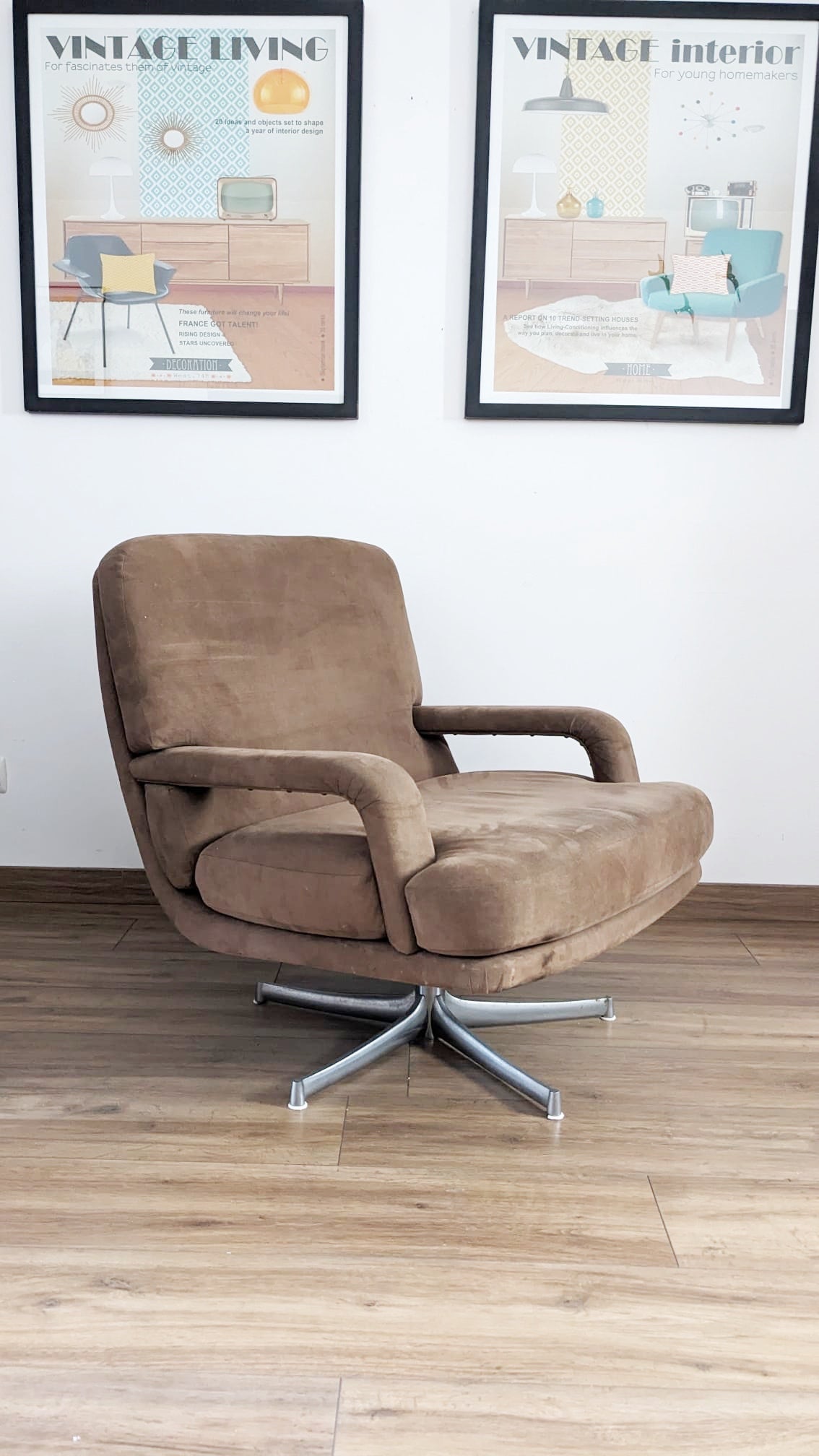 Fauteuil vintage modèle "Don" Walter Knoll & Bernd Münzebrock