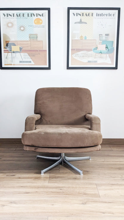 Fauteuil vintage modèle "Don" Walter Knoll & Bernd Münzebrock