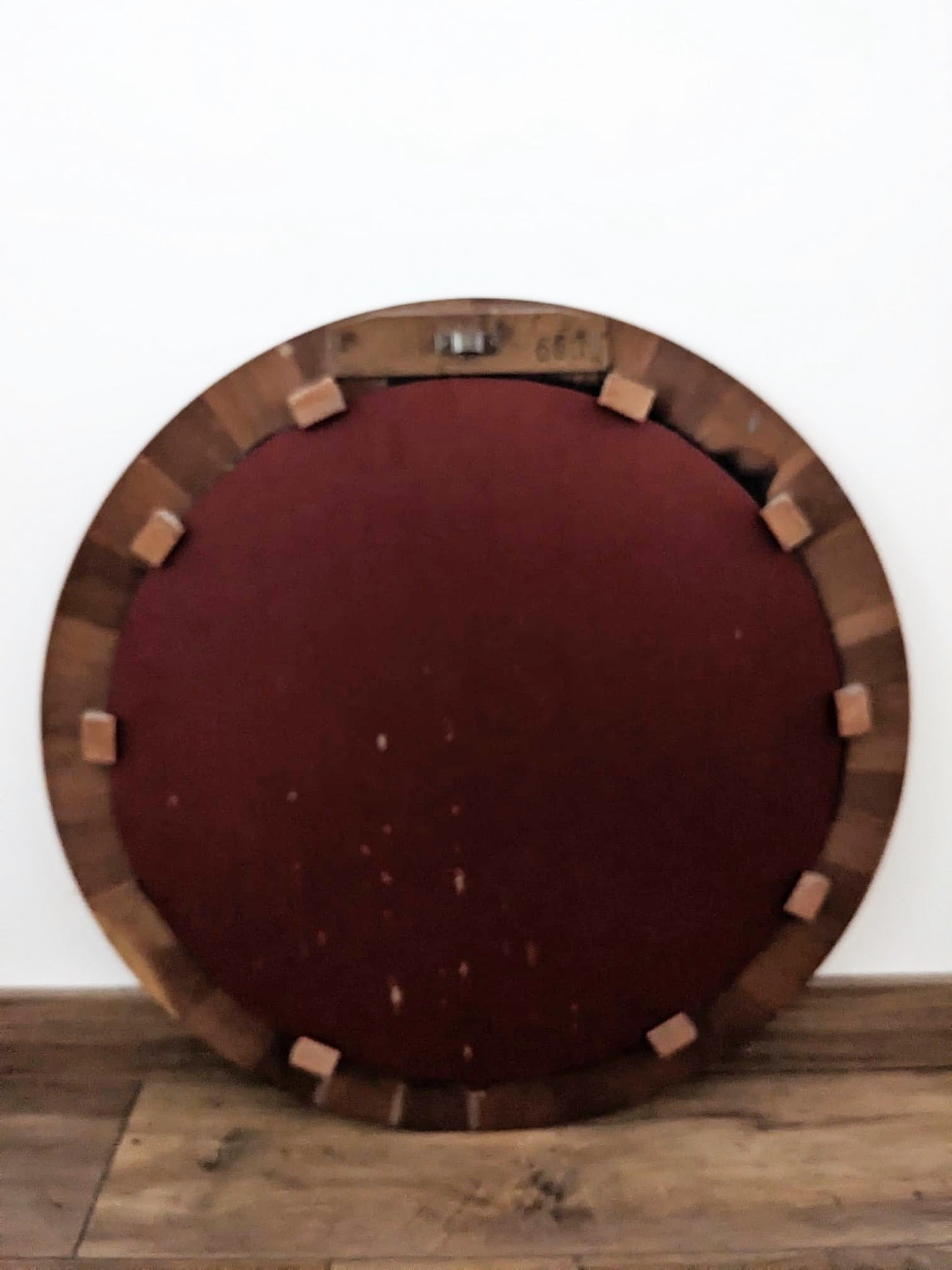 Miroir rond vintage design scandinave des années 60